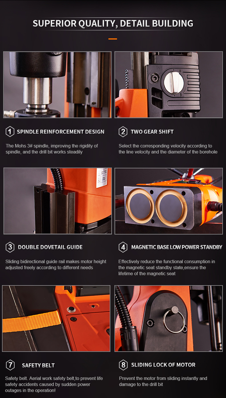 magnetic drill machine