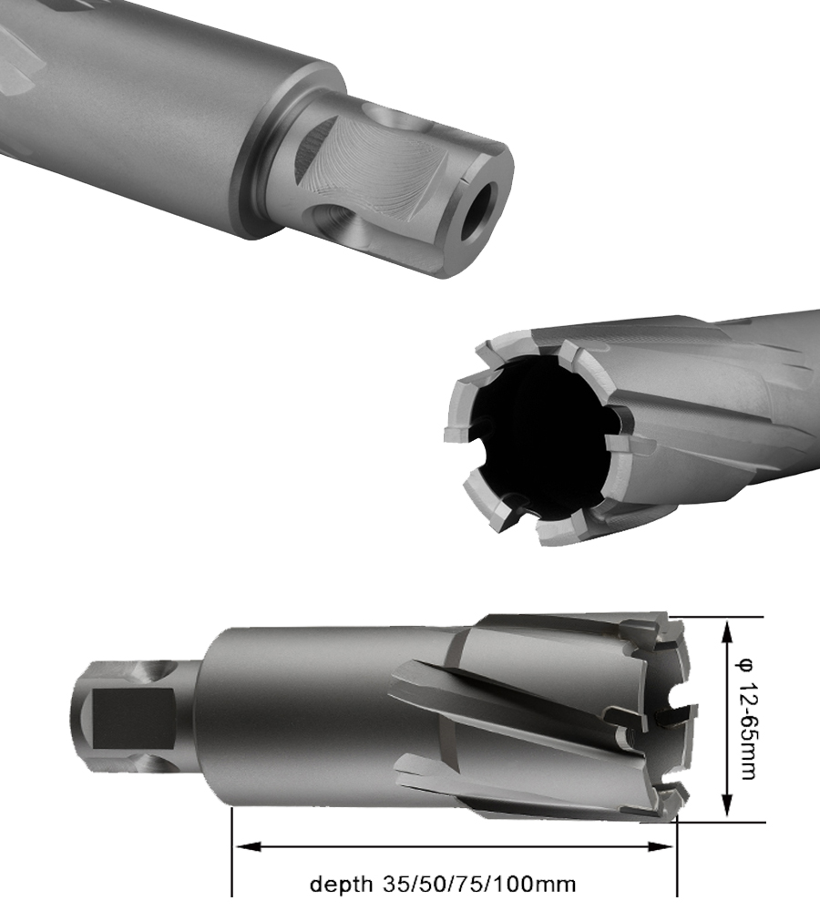 TCT Broach Cutter Magnetic Core Drill Bits