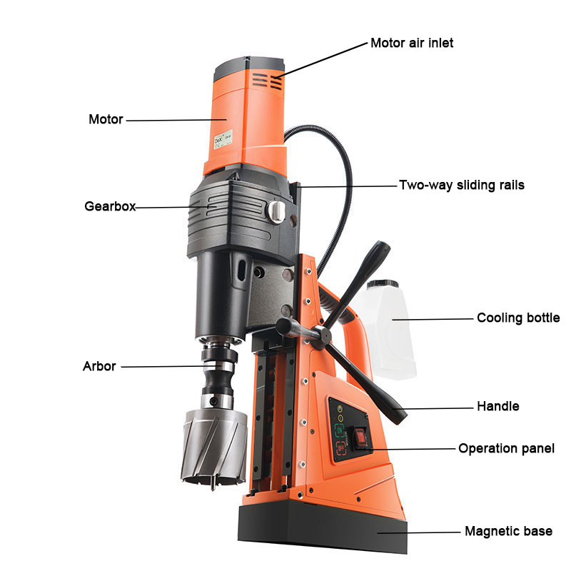 DX-120 CHTOOLS customizable magnetic drill machine drilling machine magnetic for sale