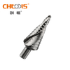 Spiral Flute Titanium HSS Step Drill Bit for Pipe